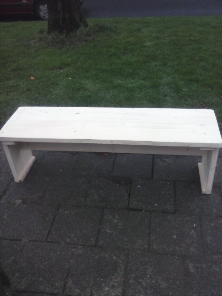 bankje met onderplank, Overige kleuren, Nieuw, Ophalen of Verzenden, Eén