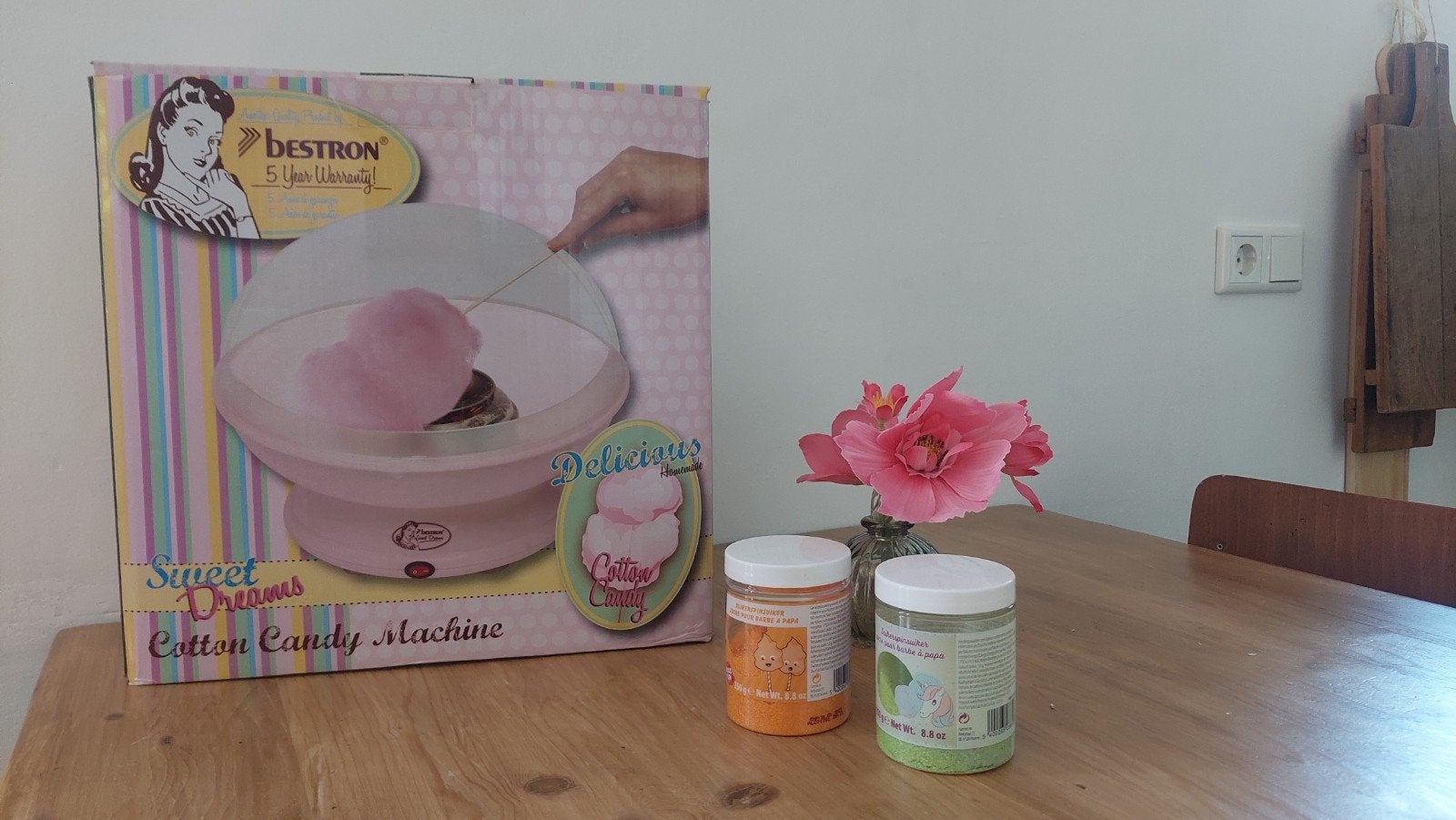 Bestron Suikerspinmachine - Zo goed als nieuw, Ophalen, Zo goed als nieuw