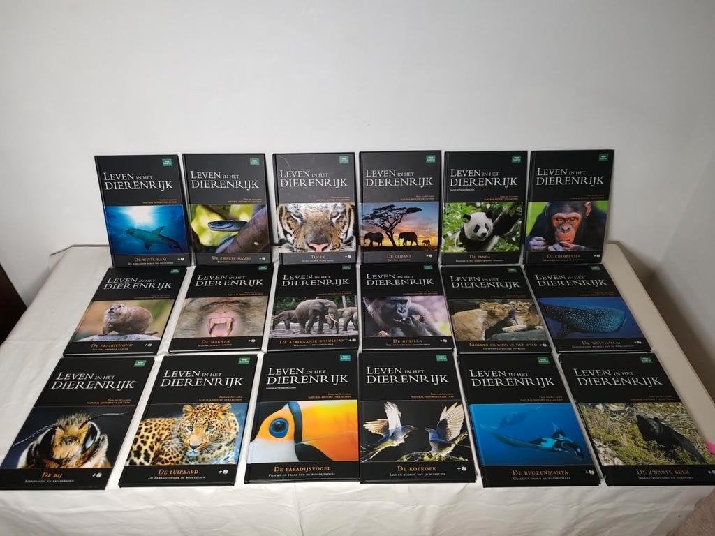 Serie BBC Earth / LEVEN in het DIERENRIJK 18 van de 20 delen, Boeken, Natuur, Ophalen of Verzenden, Nieuw, Overige onderwerpen
