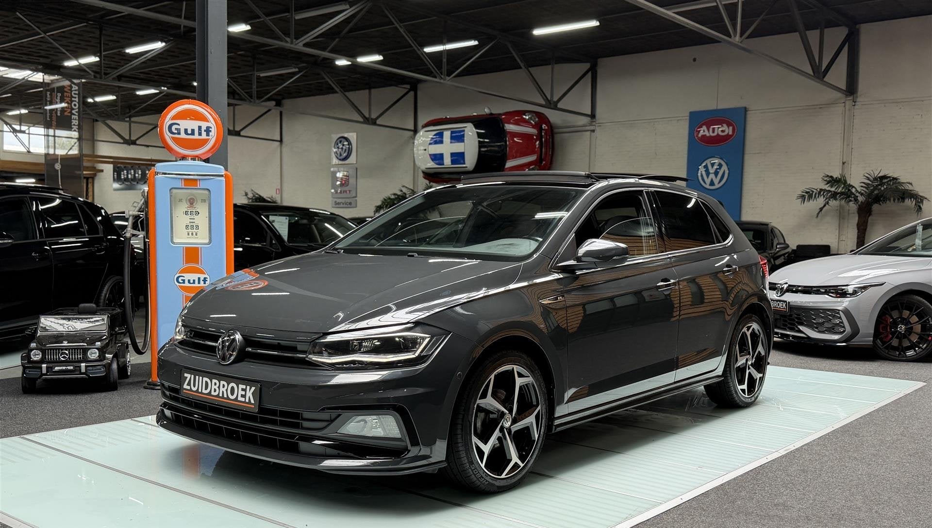 Volkswagen Polo 1.0 TSI R-Line | Pano | Navi | clima 5-Drs, Auto's, Gebruikt, Euro 6, 95 pk, 1055 kg