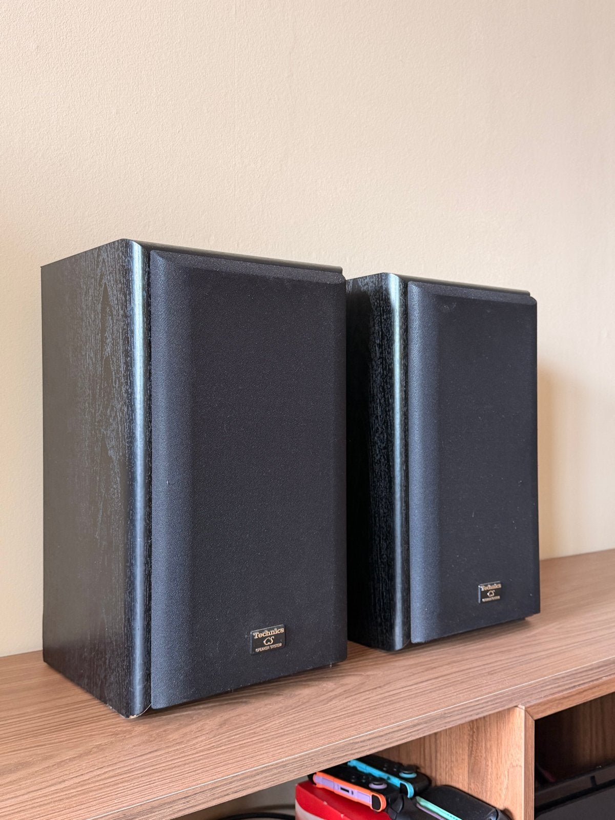 Technics SB-C355 speakers, Audio, Tv en Foto, Luidsprekers, Geschikt voor surround/home cinema, Ophalen, Boekenplank luidspreker