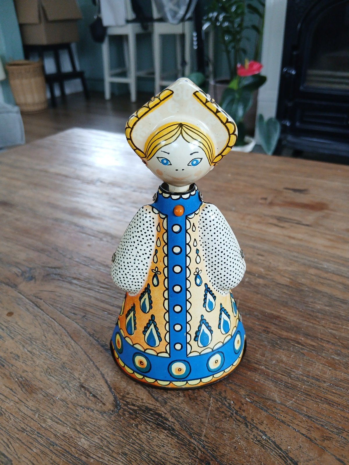 Vintage Russische pop/souvenir, handgeschilderd, Verzamelen, Ophalen of Verzenden, Gebruikt, Mens