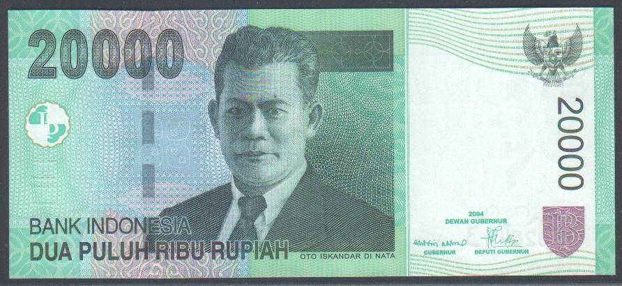 Indonesia 20000 Rupiah 2004, Postzegels en Munten, Bankbiljetten | Azië, Verzenden, Zuidoost-Azië, Los biljet