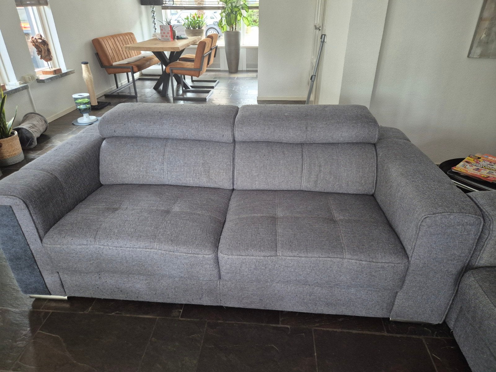 2x 2-zitsbank met relaxstoelen - gratis af te halen, Ophalen, Gebruikt, 100 tot 125 cm, Tweepersoons