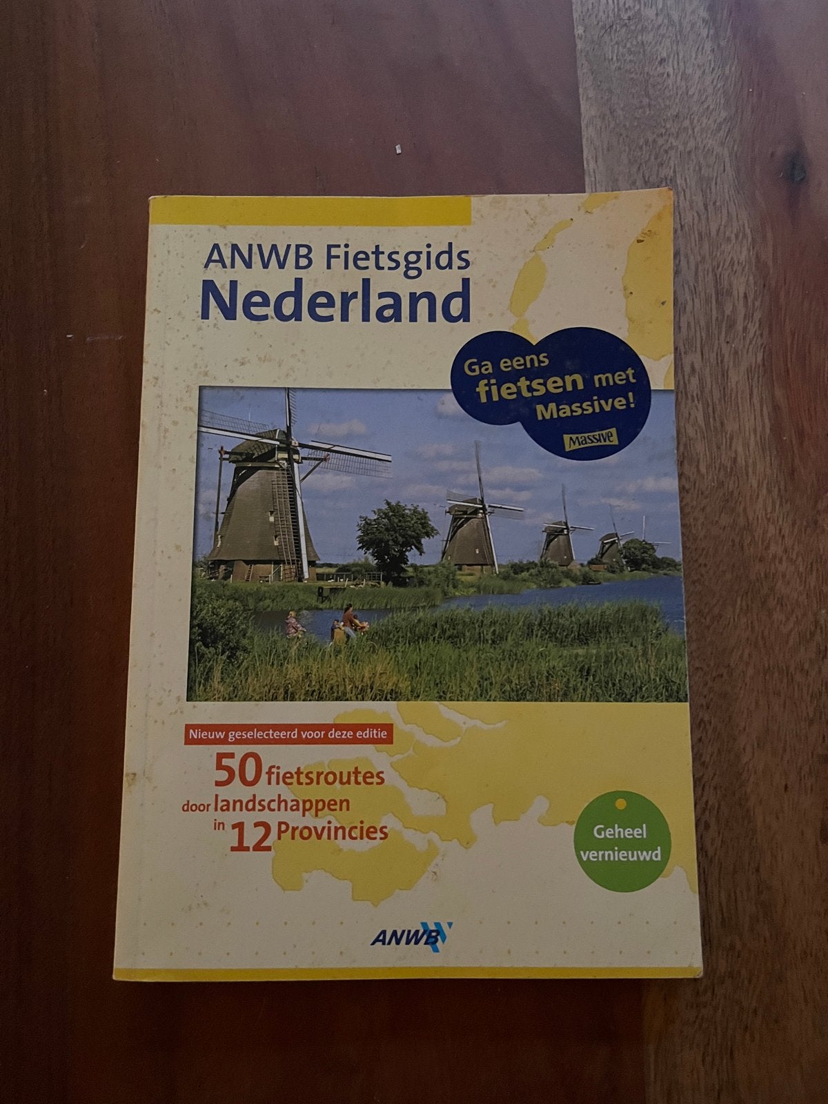 ANWB Fietsgids Nederland - 50 routes in 12 Provincies, Boeken, Reisgidsen, Gelezen, Fiets- of Wandelgids, Benelux, ANWB, Ophalen of Verzenden