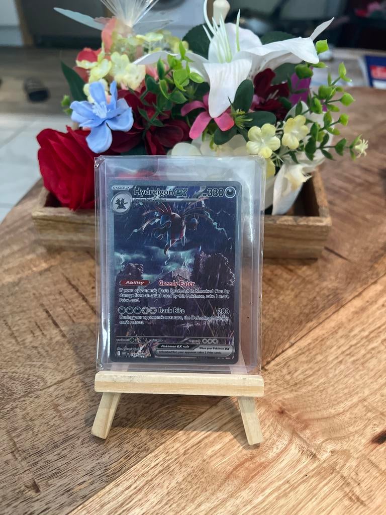 Pokémon kaart Hydreigon ex 169/086, Ophalen of Verzenden, Zo goed als nieuw, Losse kaart, Foil