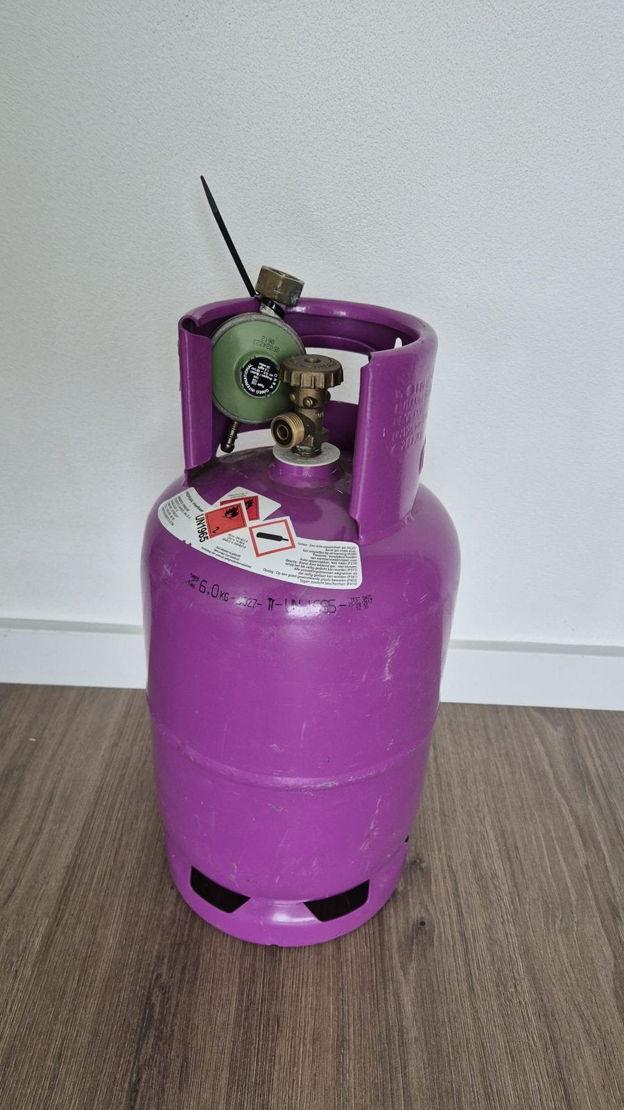 Leeg gasfles, Ophalen, Zo goed als nieuw