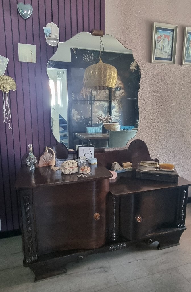 Art deco kaptafel, Ophalen, Gebruikt, 100 tot 150 cm, Art deco