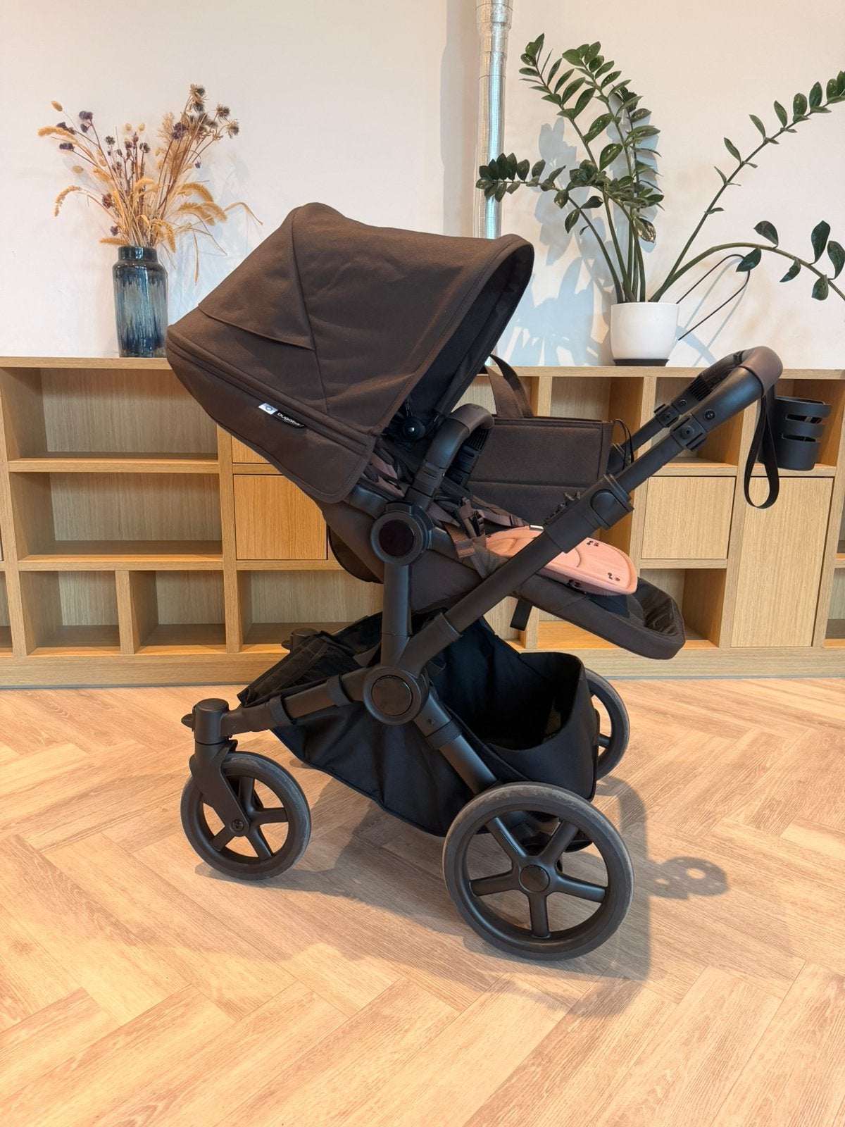 Bugaboo Donkey 6 Duo - Cacao Brown incl. accessoires, Nieuw, Ophalen, Kinderwagen, Duowagen