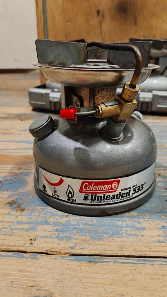 Coleman 533 Benzine Brander (4 stuks), Ophalen of Verzenden, Gebruikt