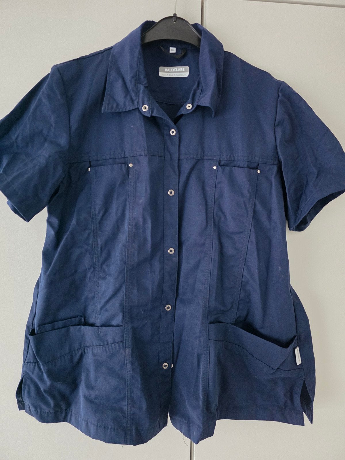 Ballyclare The Haen Collection zorg/werkjasje XL, Blauw, Maat 46/48 (XL) of groter, Ophalen of Verzenden, Korte mouw