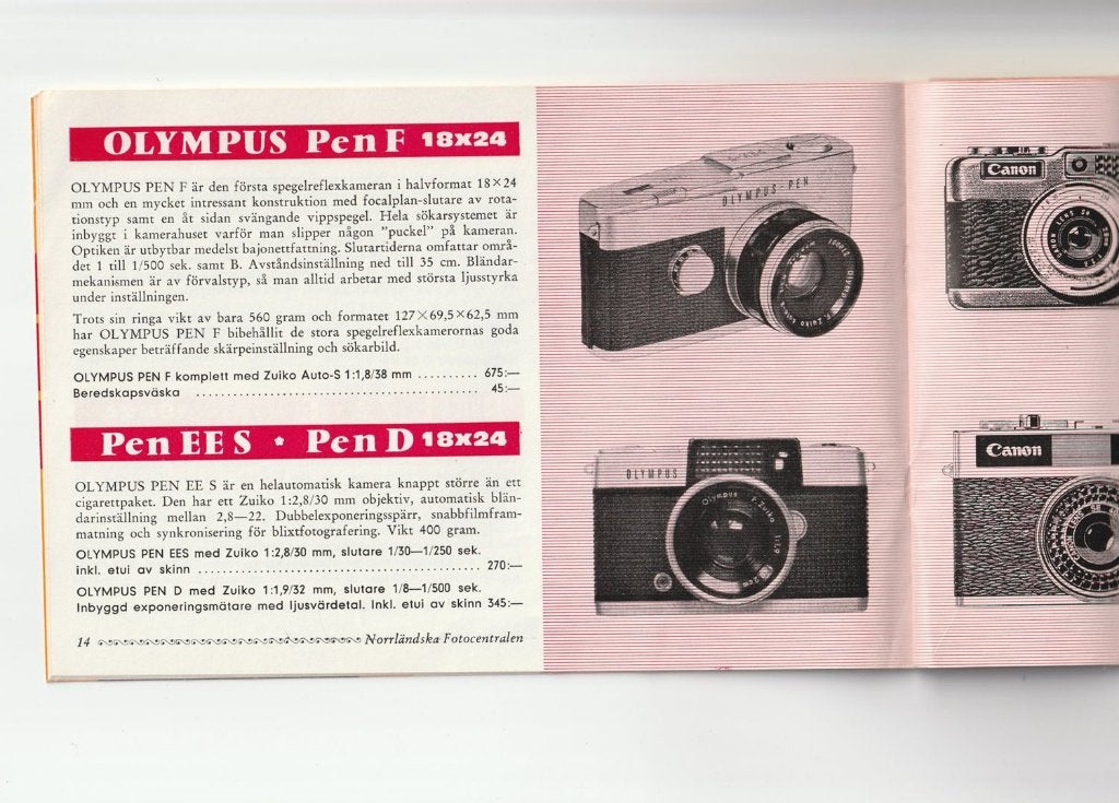 NFC Foto Nytt catalogus Agfa Canon Kodak Zenit Mansfield, Boeken, Catalogussen en Folders, Gelezen, Folder, Verzenden