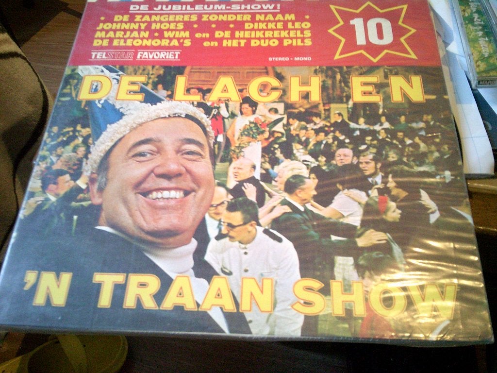 DE LACH EN ' N TRAAN SHOW LP DE LACH EN ' N TRAAN SHOW 10, LP, Ophalen of Verzenden, Levenslied of Smartlap, 12 inch