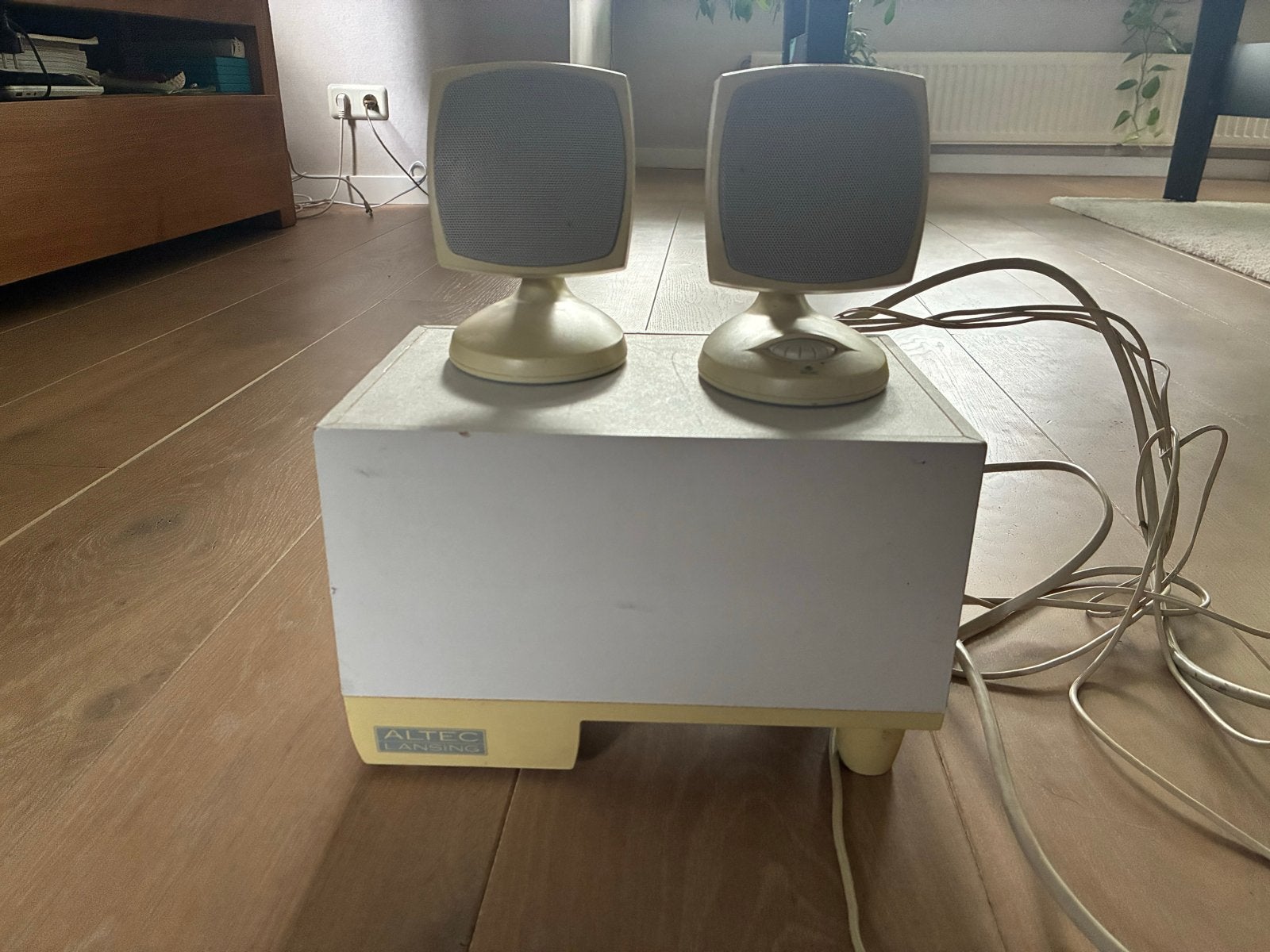 Altec Lansing 2.1 ACS 33 speakerset met subwoofer, Audio, Tv en Foto, Gebruikt, Speakerset, Basreflex, Minder dan 60 watt