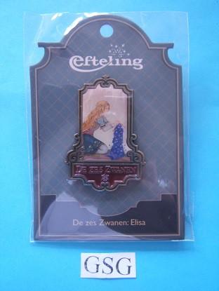 De zes zwanen nr. EPP415-01, Ophalen, Nieuw, Button of Speldje