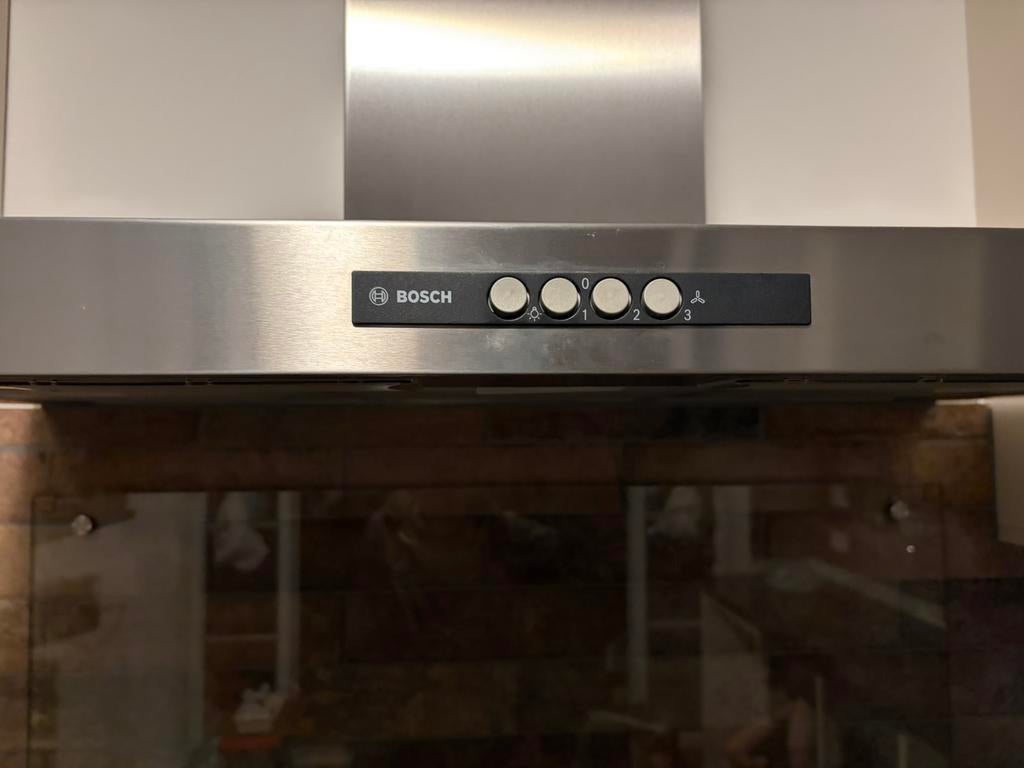 Bosch filter afzuigkap, Witgoed en Apparatuur, Afzuigkappen, Ophalen, Gebruikt, Wandschouwkap, Vrijstaand