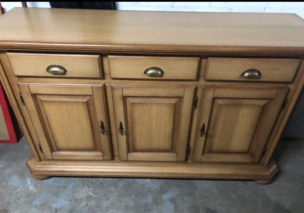 Eiken kast, commode, Ophalen, 50 tot 70 cm, 105 cm of meer, 100 cm of meer