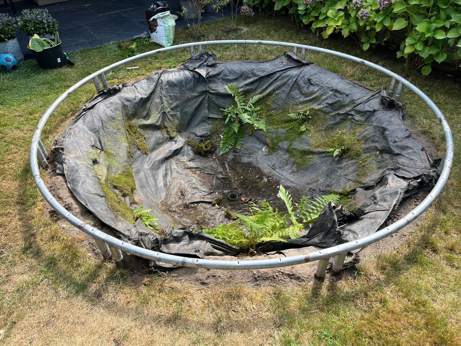 Trampoline onderdelen Berg 270, Kinderen en Baby's, Speelgoed | Buiten | Trampolines, Ophalen, Gebruikt