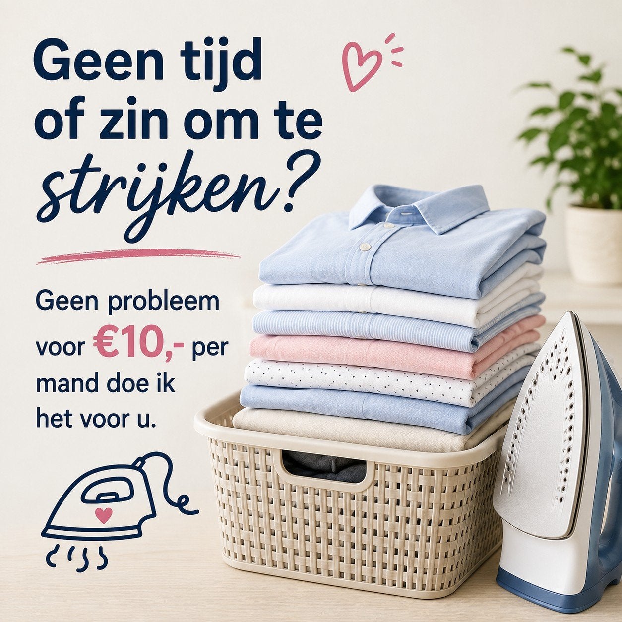 strijken, Ophalen of Verzenden, Nieuw