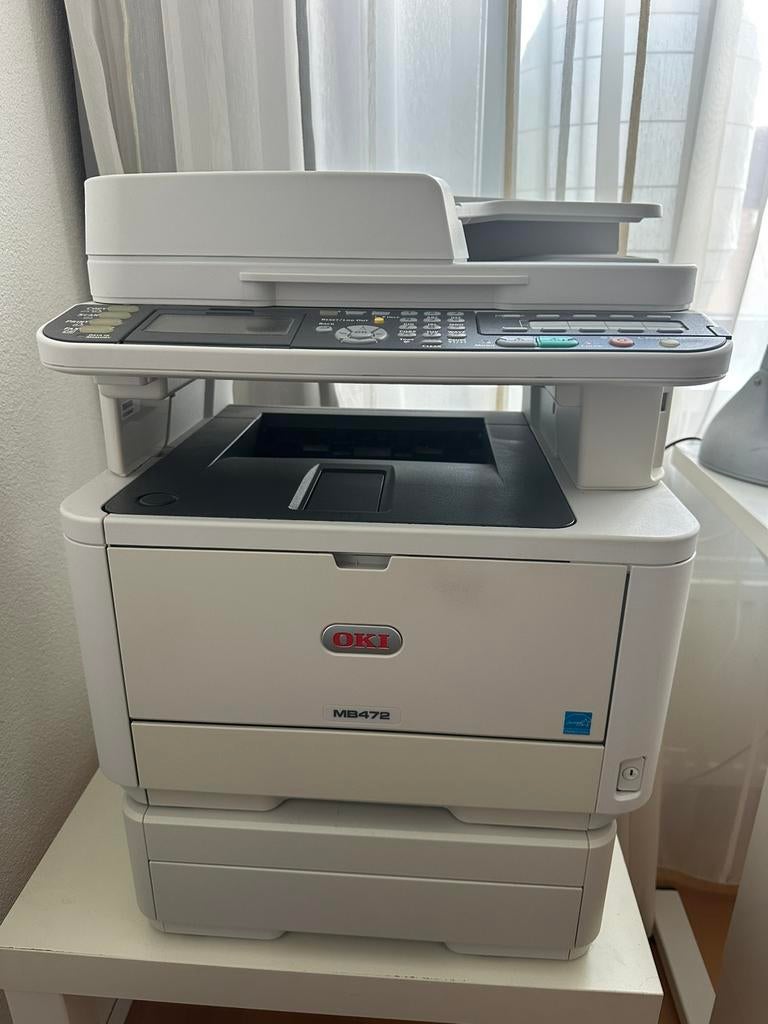 OKI MB472 + extra lade, Computers en Software, Printers, Ophalen, Ingebouwde Wi-Fi, Zo goed als nieuw, Laserprinter