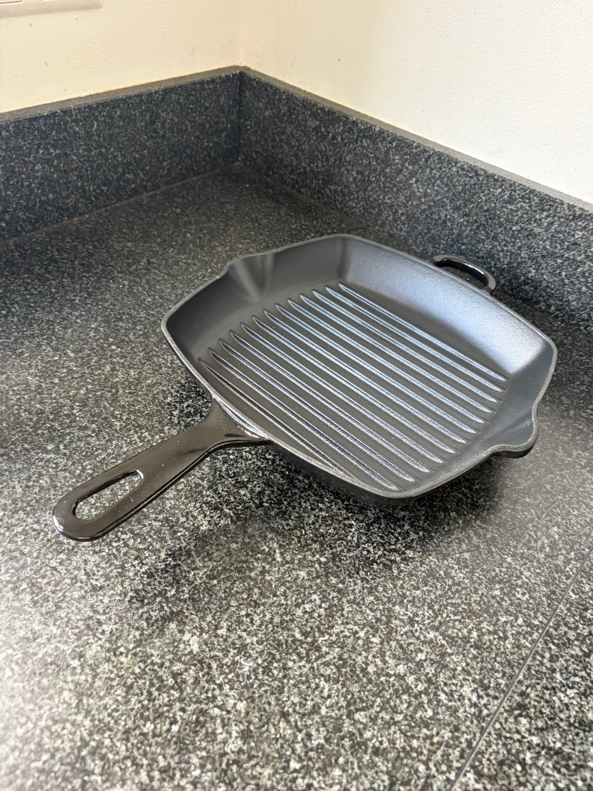 Gietijzeren grillpan - Royal Van Kempen & Begeer, Gietijzer, Overige typen, Ophalen of Verzenden, Zo goed als nieuw
