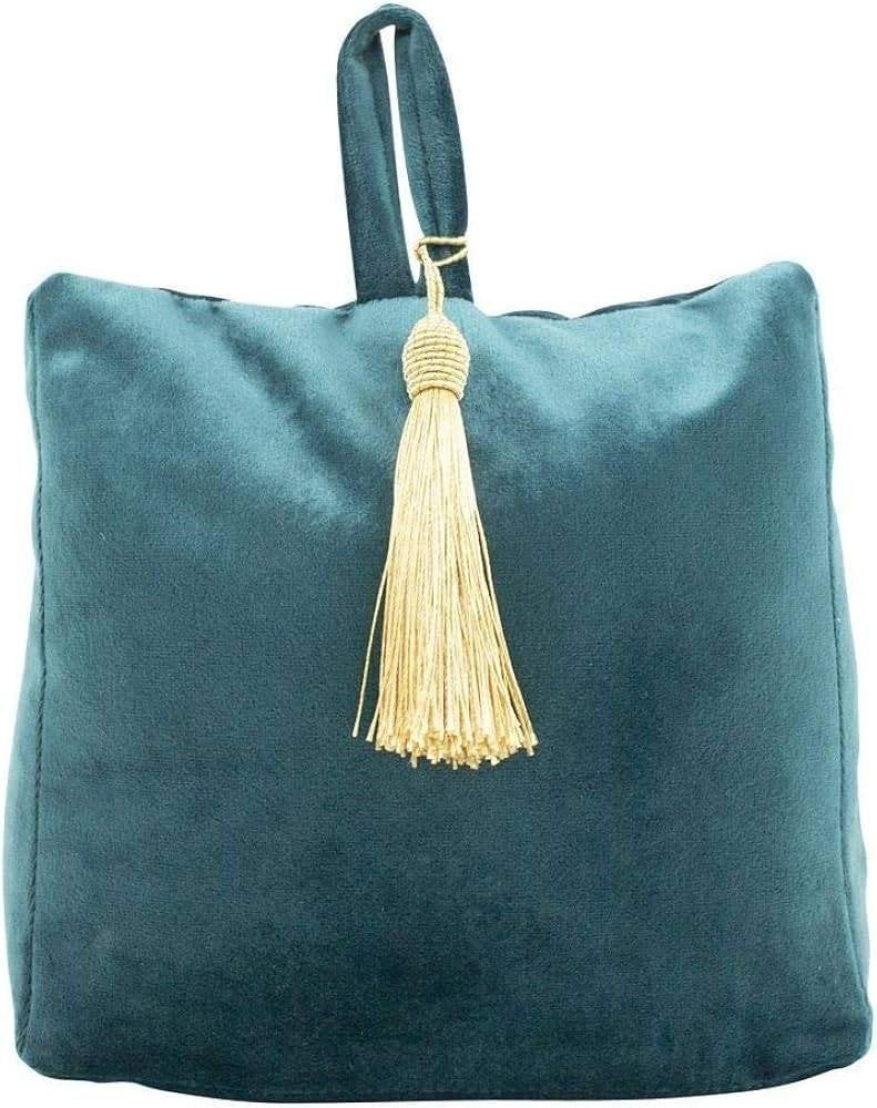 Mars & More Deurstopper Fluweel Petroleum 18cm – Nieuw, Binnen, Overige kleuren, Nieuw, Ophalen of Verzenden