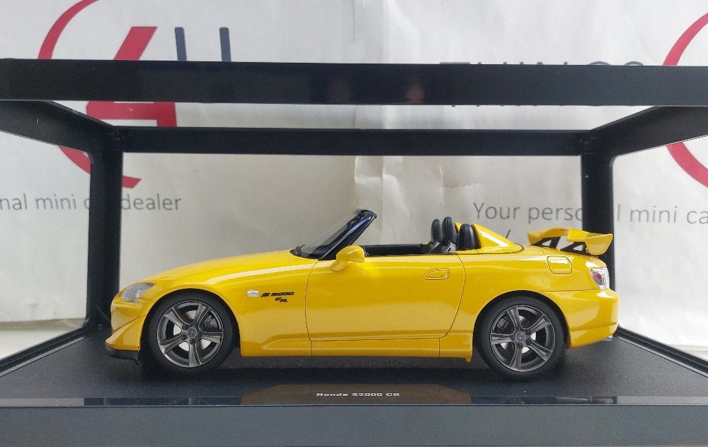 Ottomobile 1:18 Honda S2000 CR Indy Yellow Pearl nieuw, Ophalen of Verzenden, Nieuw, Auto, OttOMobile