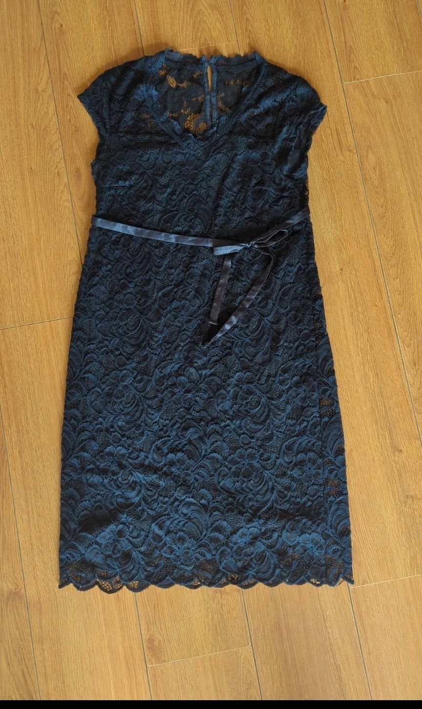 Feestelijke zwangerschapsjurk, Kleding | Dames, Blauw, Jurk, Mamalicious, Maat 42/44 (L)