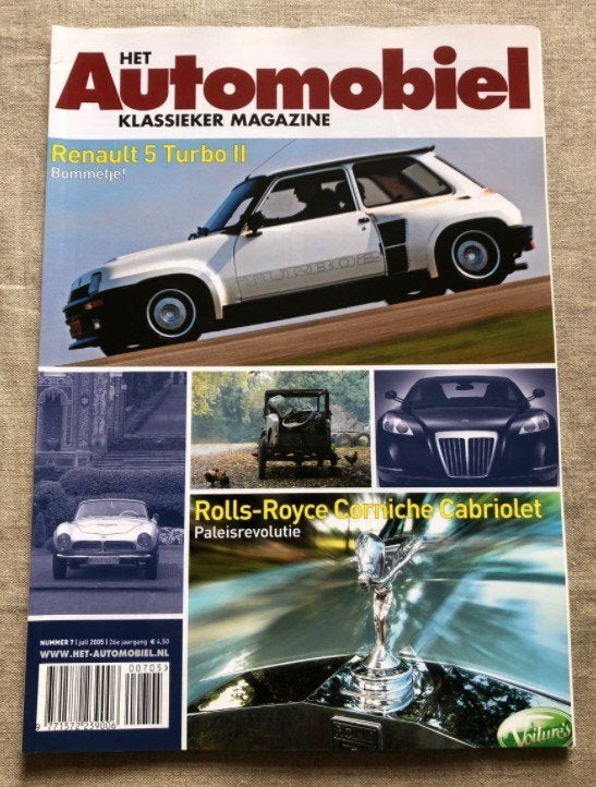 Automobiel: R5 Turbo 2, Matra MS5, Rolls-Royce Corniche, Boeken, Ophalen of Verzenden, Zo goed als nieuw, Algemeen