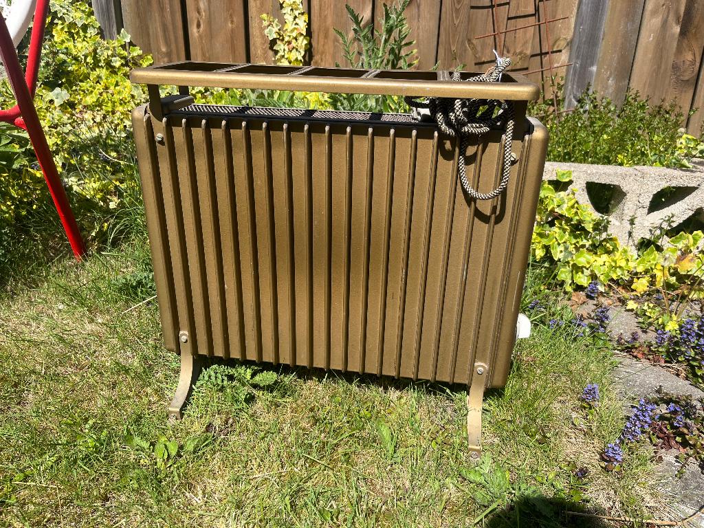 Vintage kacheltje, Huis en Inrichting, Kachels, Ophalen, Gebruikt, Overige soorten, Elektrisch