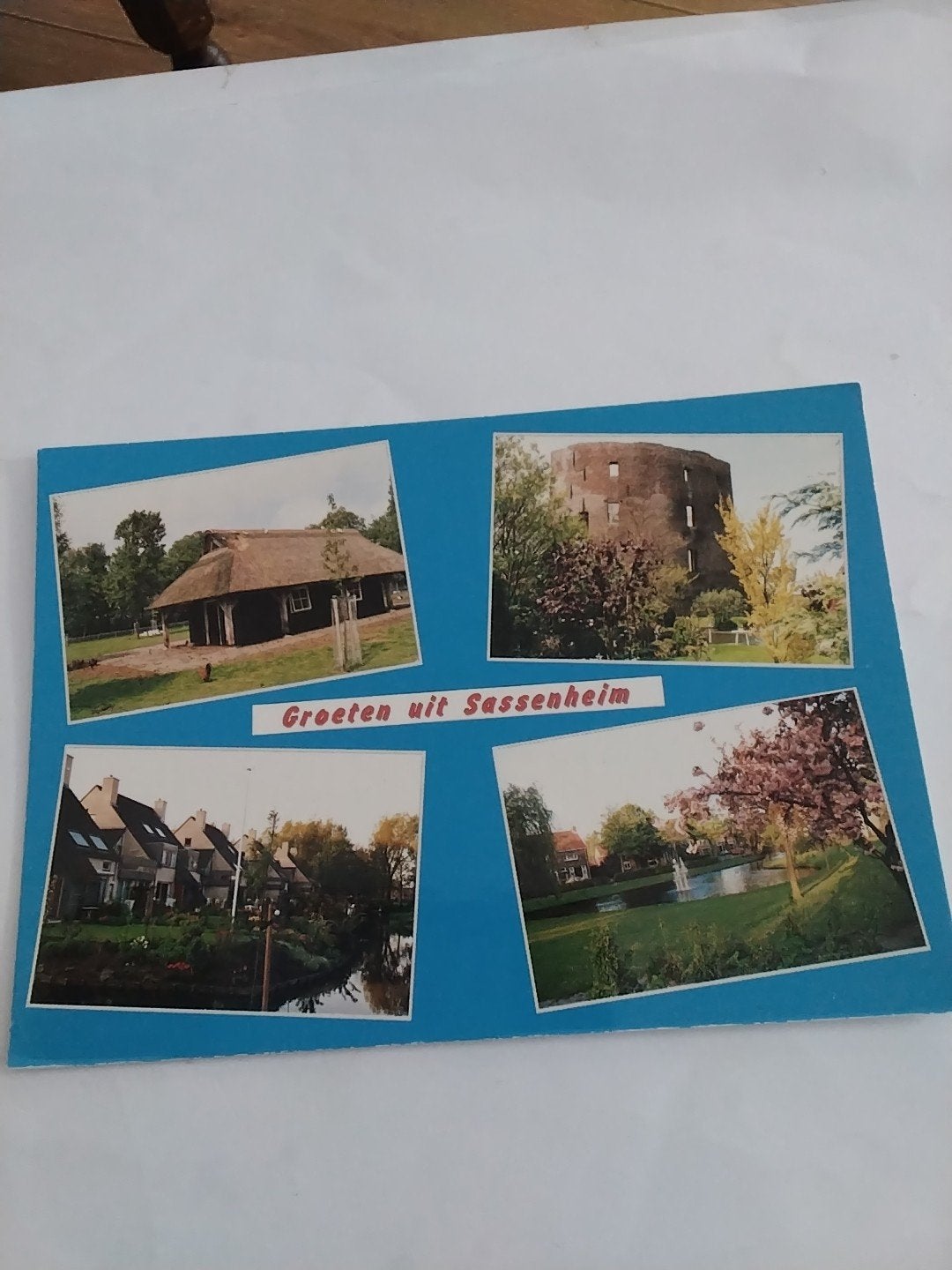 Ansichtkaart Groeten uit Sassenheim - Gelopen, Ophalen of Verzenden