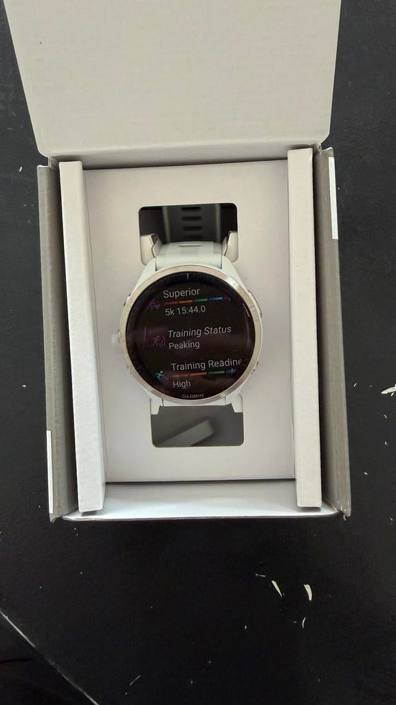 Nieuw! Garmin Forerunner 965 GPS, Sieraden, Tassen en Uiterlijk, Sporthorloges, Afstand, Wit, Nieuw, Ophalen of Verzenden