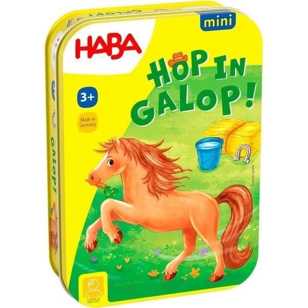 Haba reisspel Hop in galop mini 3+ spel vakantie, Nieuw, Ophalen of Verzenden, Info@bezigebijtjezzz.nl, Bezige Bijtjezzz