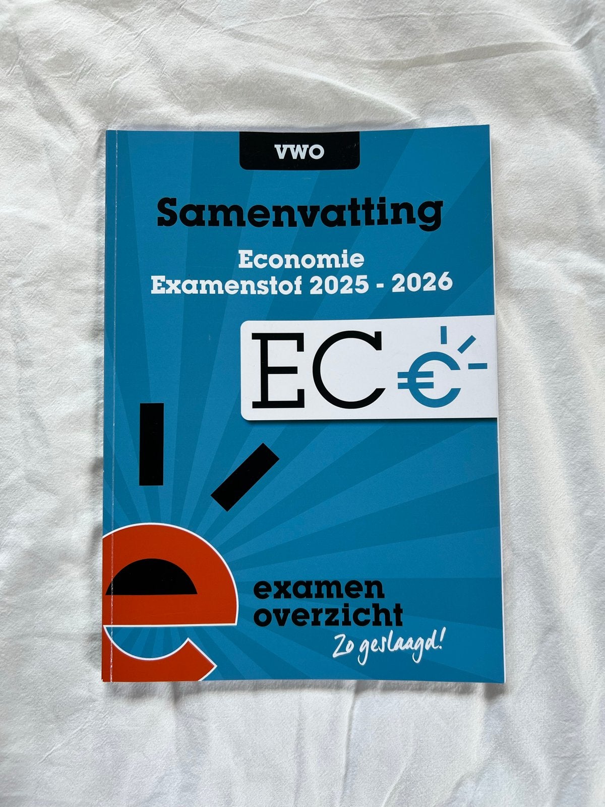 Examenoverzicht Samenvatting Economie VWO, Ophalen of Verzenden, Gamma, Zo goed als nieuw, Overige niveaus