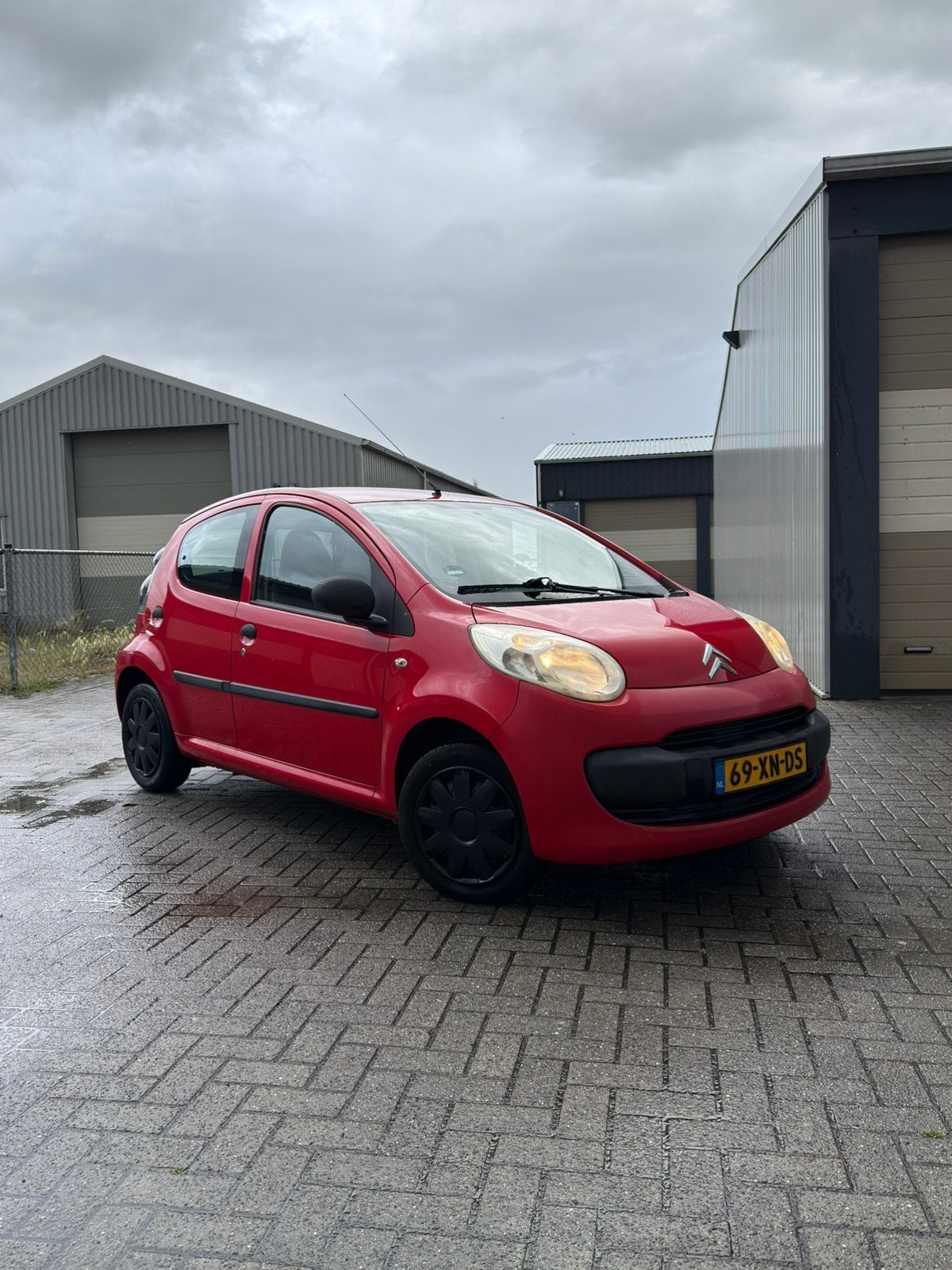 Citroën C1 1.0 5-DRS 2007 Rood, Auto's, Voorwielaandrijving, 4 stoelen, C1, 68 pk