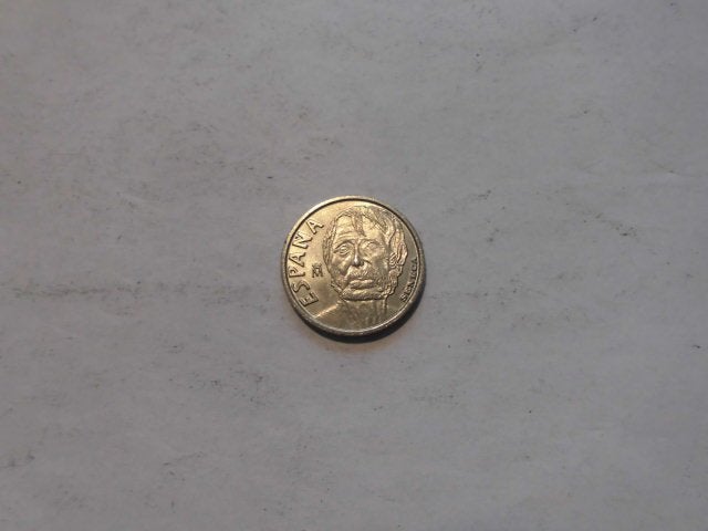 1 munt Spanje 10 pesetas 1997 Seneca, Ophalen of Verzenden, Overige landen, Losse munt