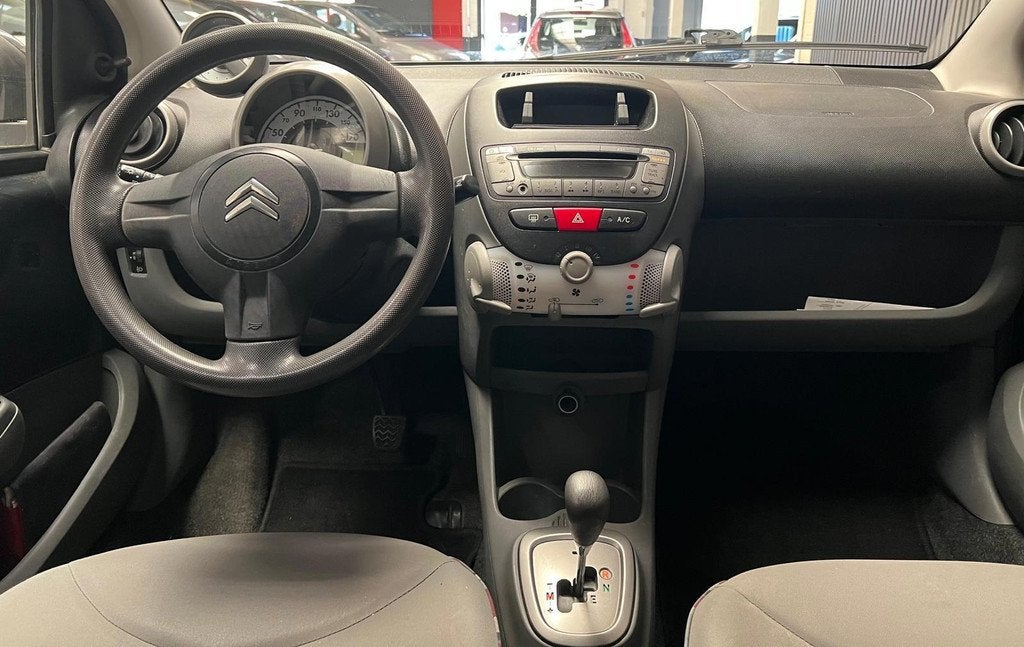 Citroen C1 1.0-12V Ambiance NAP - Automaat - Airco, Euro 5, Stof, Gebruikt, 4 stoelen
