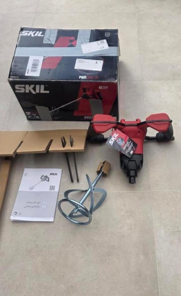 Skil accu mortel-verfmenger PWR core 20v, Doe-het-zelf en Verbouw, Gereedschap | Boormachines, Ophalen of Verzenden, Nieuw