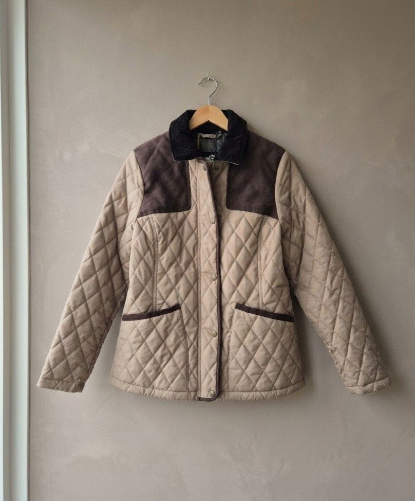 Barbour quilted jacket nieuw, Maat 38/40 (M), Barbour, Bruin, Nieuw