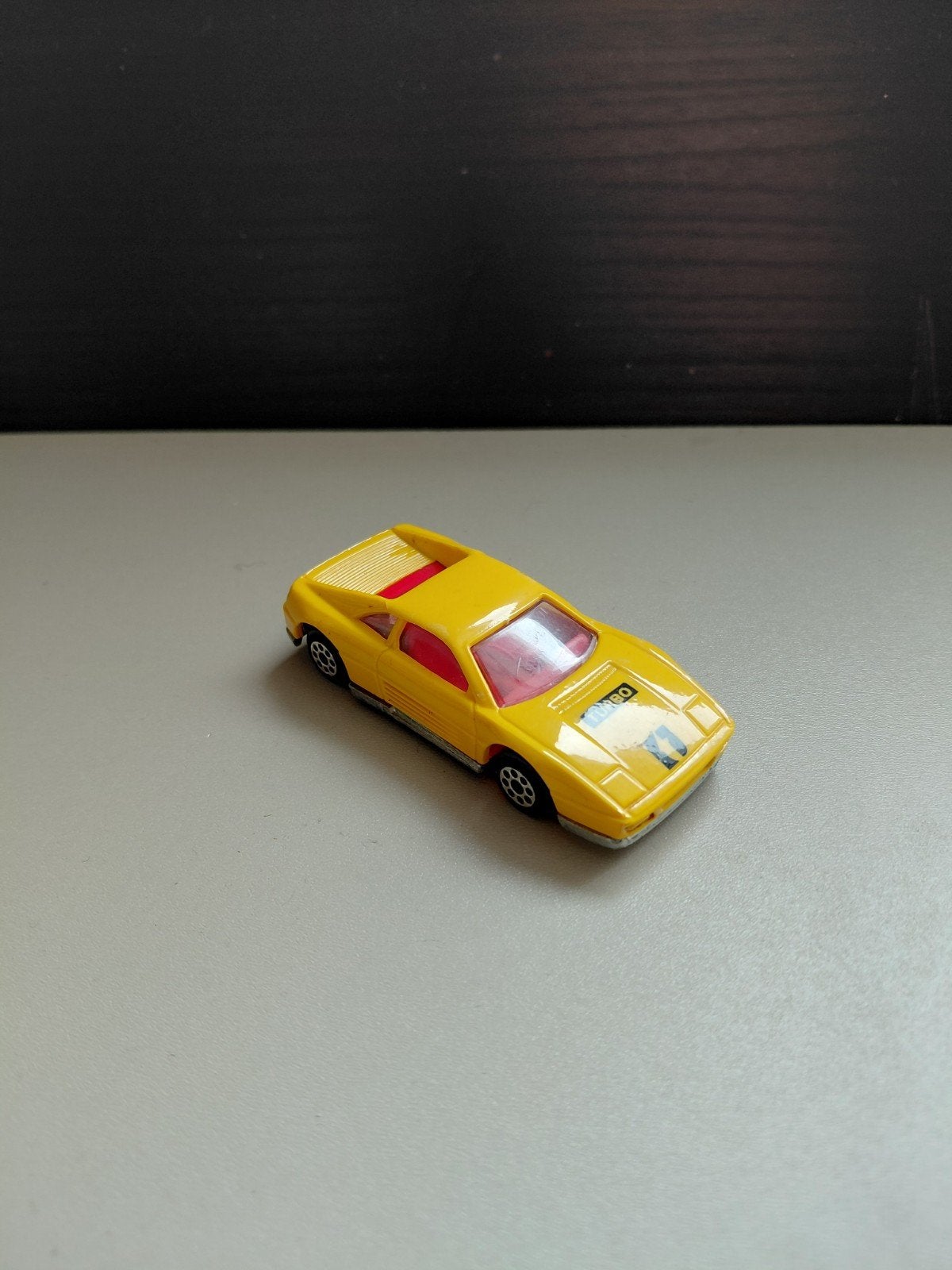 Novacar Gele Sportwagen - Vintage Speelgoedauto, Ophalen of Verzenden, Gebruikt, Auto