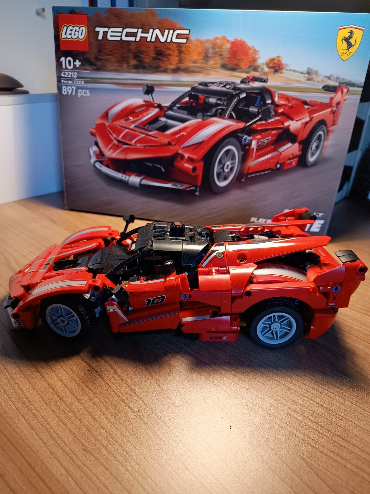 LEGO Technic Ferrari FXX K (42212) - Zo goed als nieuw, Ophalen of Verzenden, Zo goed als nieuw, Overige merken