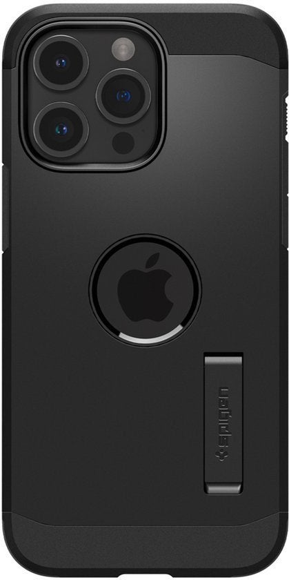 Spigen Tough Armor iPhone 15 Pro Max Zwart (Hoesje)*nieuw*, Nieuw, Spigen 1, Ophalen of Verzenden, Spigen