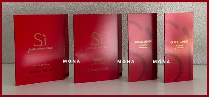 Sí Passione set 4 parfum samples proefjes testers monsters, Verzenden, Nieuw