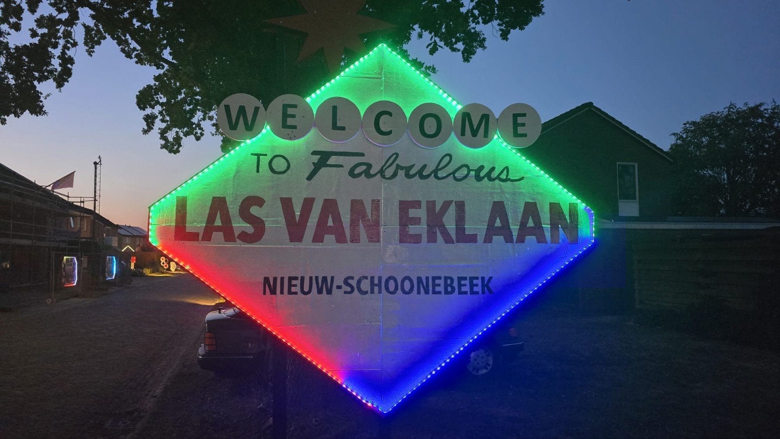 Complete straatversiering thema casino las vegas, Ophalen, Nieuw, Versiering, Carnaval