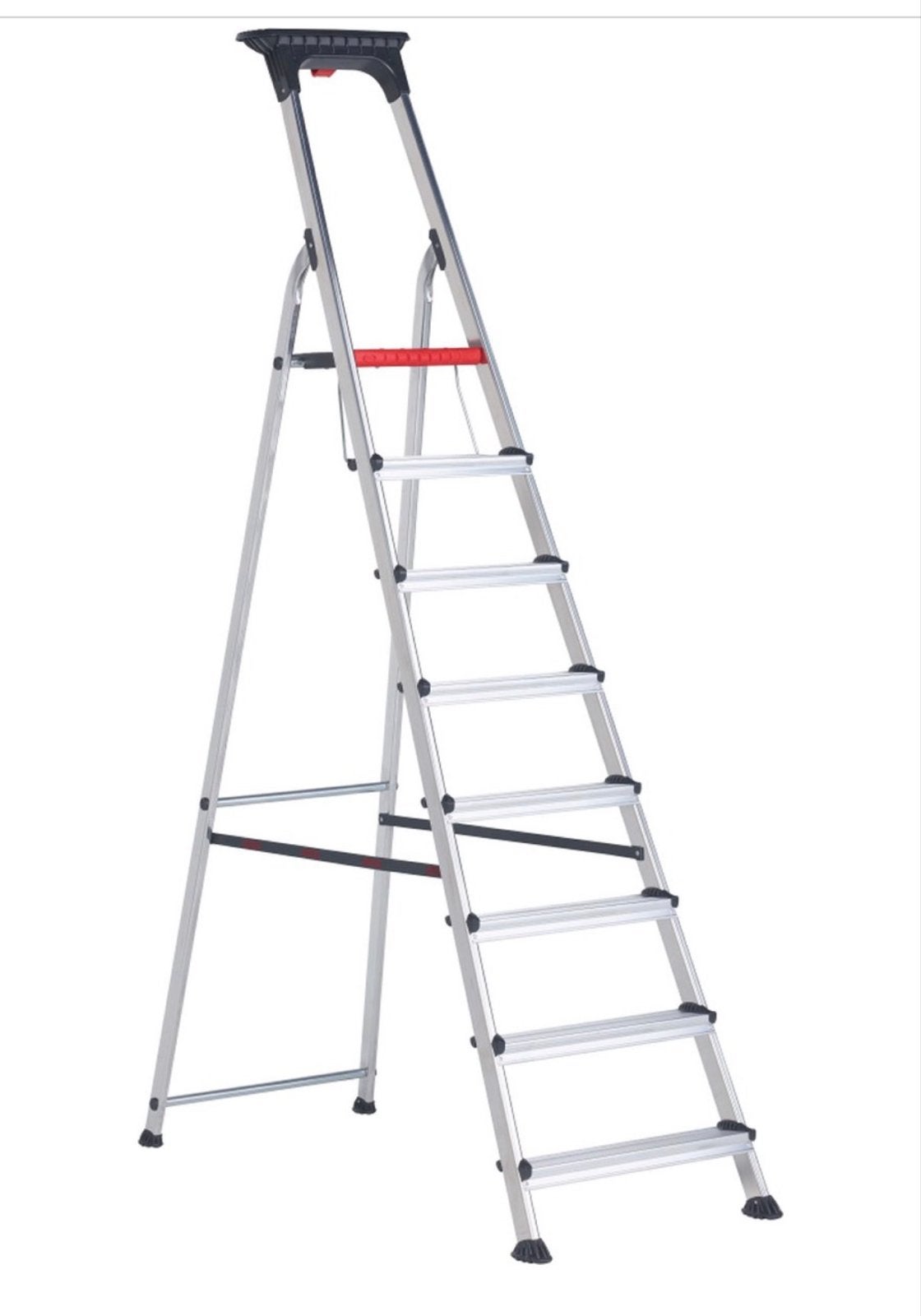 Altrex 8 treden Huishoudtrap - 3.65m Werkhoogte, Ophalen, Zo goed als nieuw, Trap, 2 tot 4 meter