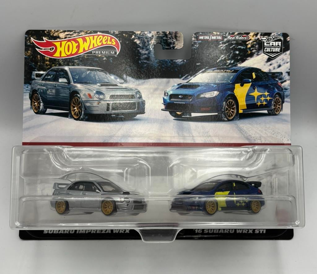 Hot Wheels Premium Subaru 2-Pack, Ophalen of Verzenden, Nieuw