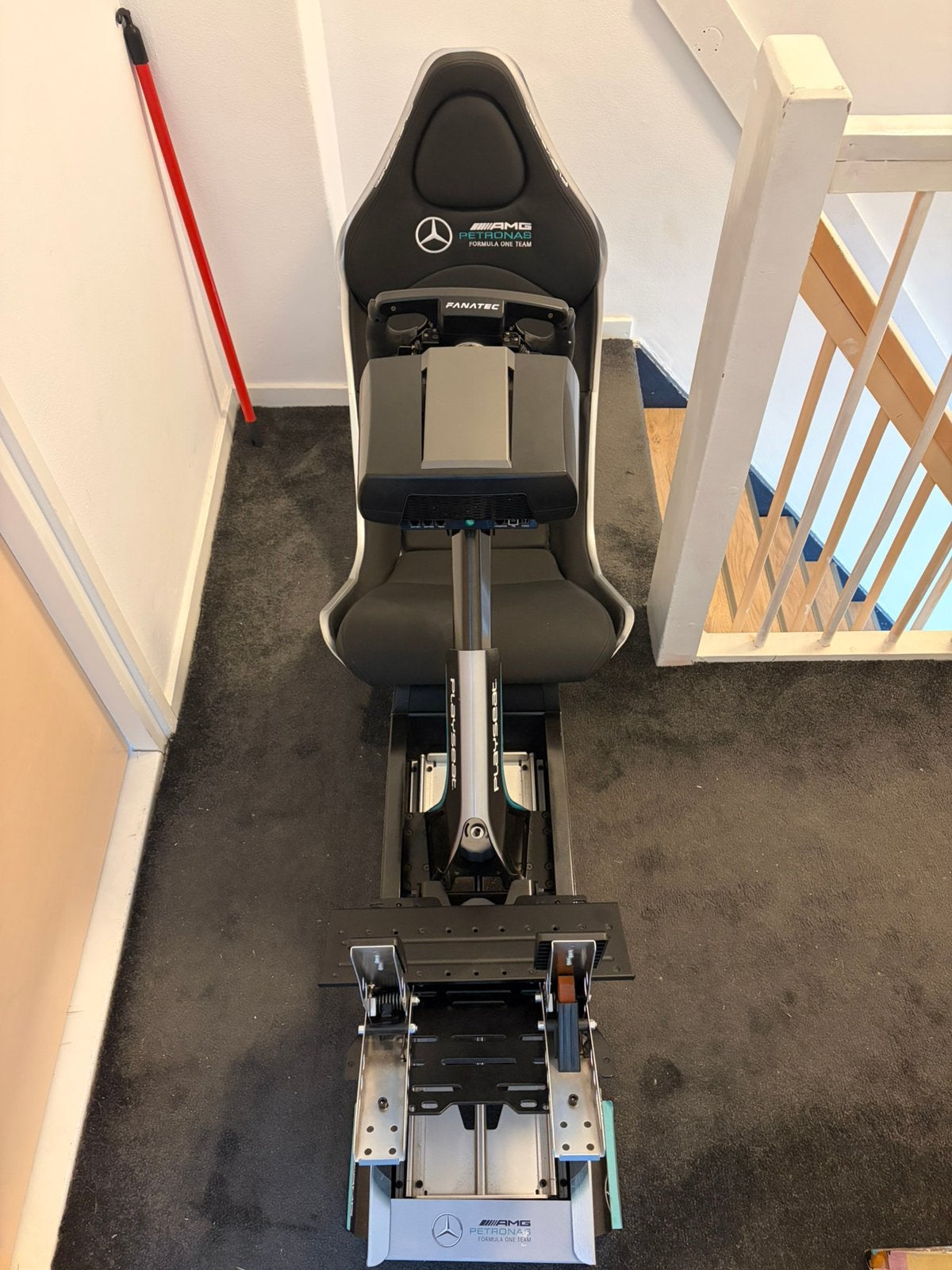 Mercedes AMG F1 Playseat + Fanatec CSL Set | Alleen hele SET, Ophalen, Gebruikt, Playseat of Racestoel, PlayStation 4