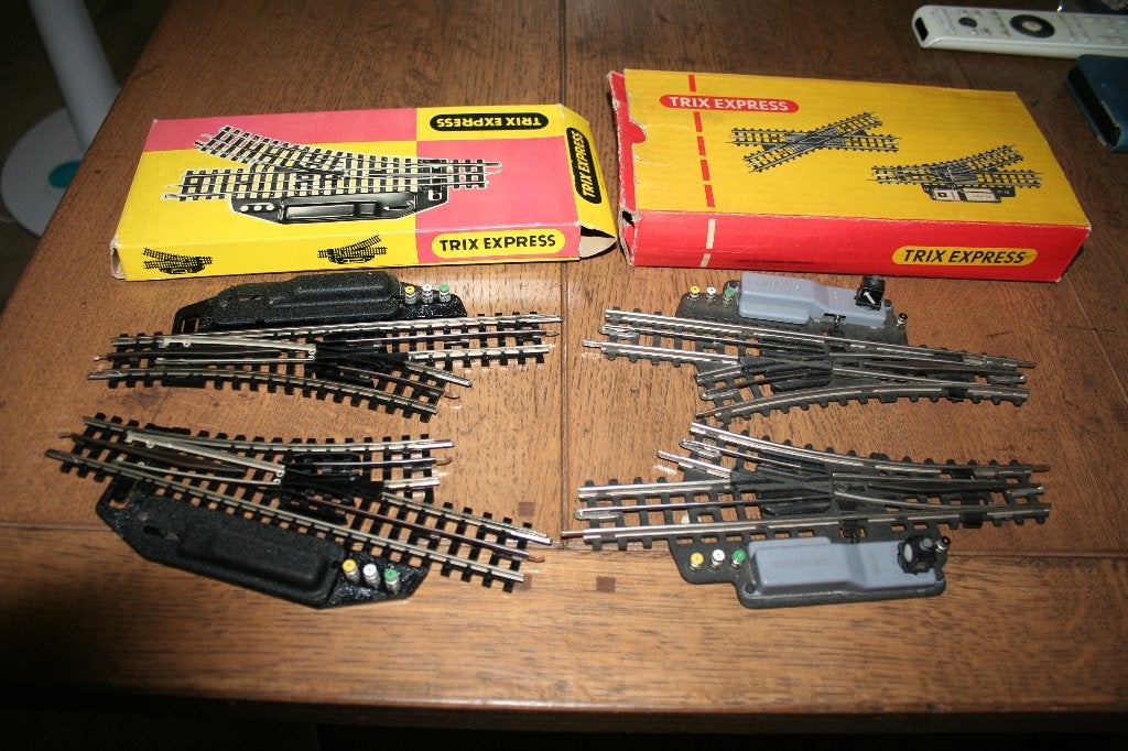 trix express  electrische wissels, Hobby en Vrije tijd, Modeltreinen | H0, Gebruikt, Gelijkstroom, Trix, Rails