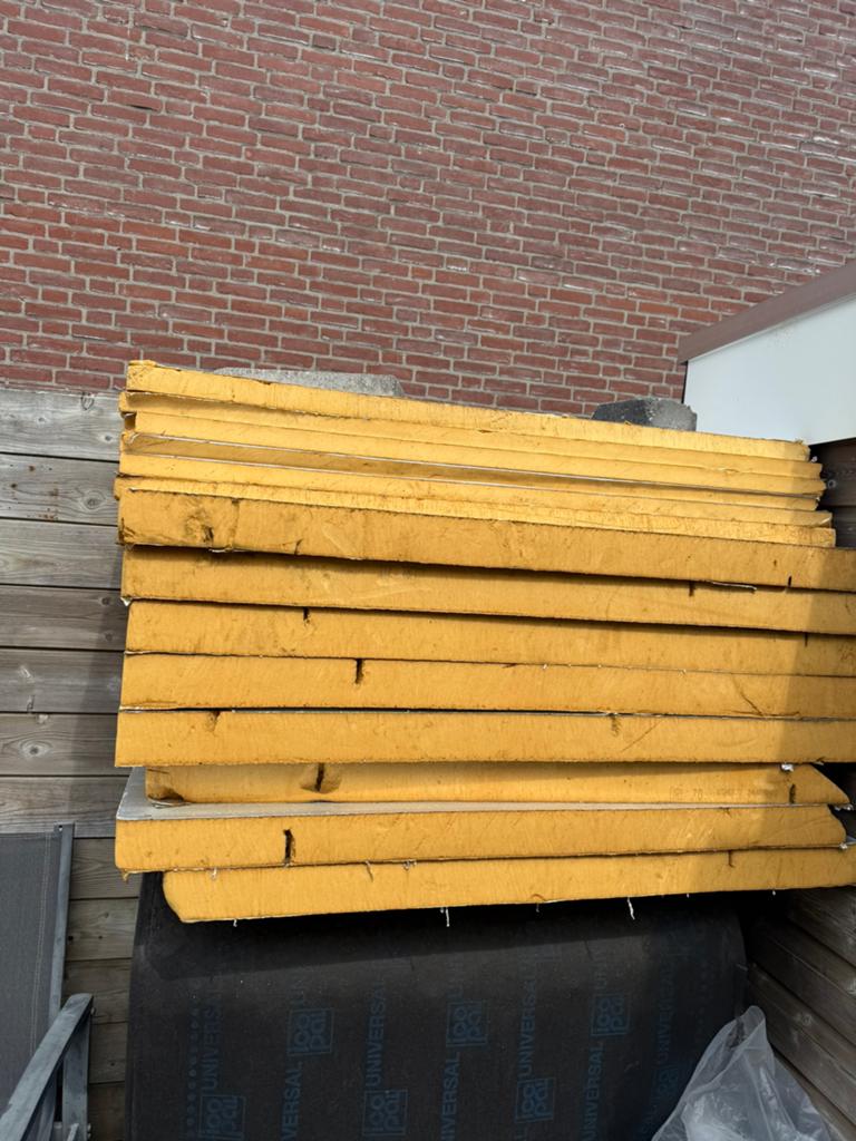 Isolatie, Overige materialen, Zo goed als nieuw, 15 m² of meer, Ophalen