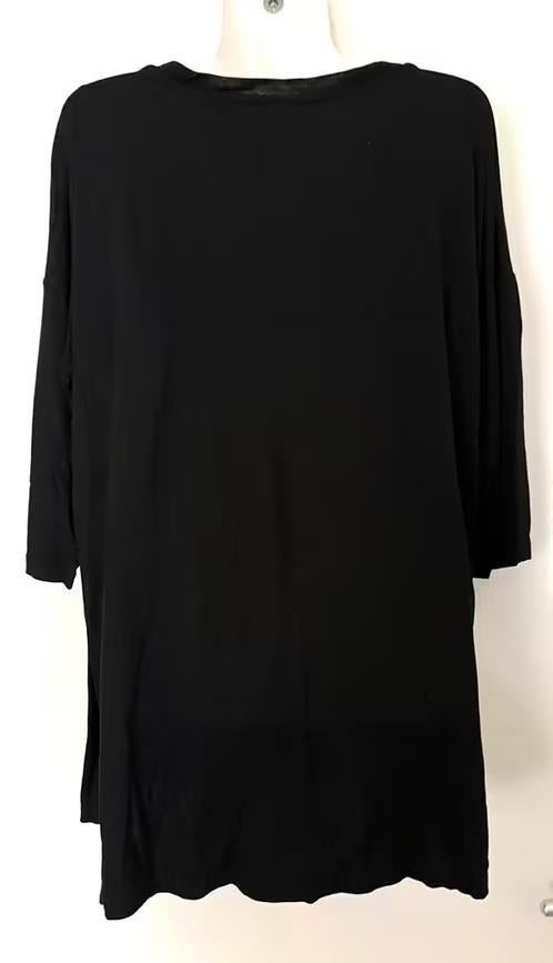 Marks & Spencer zwarte top[vj], Zwart, Maat 46/48 (XL) of groter, Ophalen of Verzenden, Zo goed als nieuw